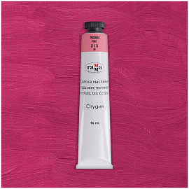 Краска масляная Гамма 213 Розовая 46 мл фото Краска масляная Гамма 213 Розовая 46 мл