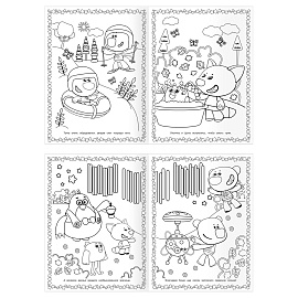 Суперраскраска А4, 40 стр., ТРИ СОВЫ "Ми-ми-мишки