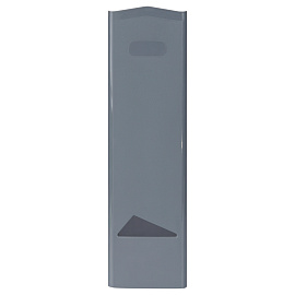 Лоток для бумаг вертикальный СТАММ "Дельта", серый, ширина 85мм фото Лоток для бумаг вертикальный СТАММ "Дельта", серый, ширина 85мм