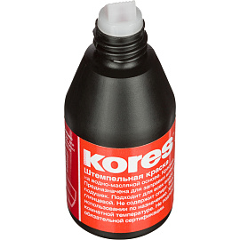 Краска штемпельная Kores красная на водно-масляной основе 28 мл