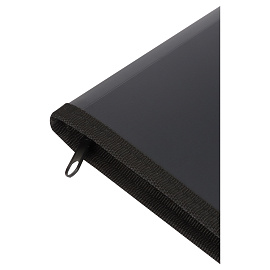 Папка на молнии СТАММ А4, 500мкм, пластик, молния вокруг, черная фото Папка на молнии СТАММ А4, 500мкм, пластик, молния вокруг, черная