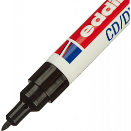 Маркер для CD перманентный Edding E-8400/1 черный (толщина линии письма 0.5-1 мм)