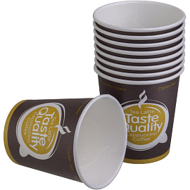 Стакан одноразовый бумажный Formacia TasteQuality 100/120 мл (60 штук в упаковке)