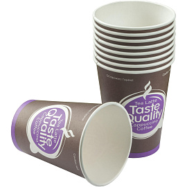 Стакан одноразовый бумажный Formacia TasteQuality 300/430 мл (50 штук в упаковке)