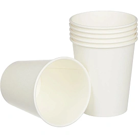 Стакан одноразовый бумажный Formacia 165/195 мл белый (100 штук в упаковке)
