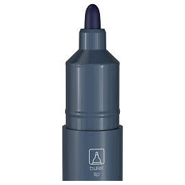 Маркер перманентный Berlingo "Multiline PE200" синий, пулевидный, 2мм