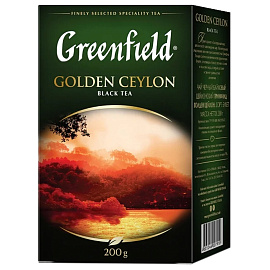 Чай листовой черный Greenfield Golden Ceylon 200 г