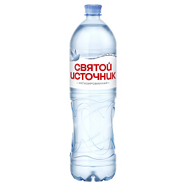 Вода питьевая Святой Источник негазированная 1.5 л (6 штук в упаковке)