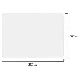 Доска для лепки А4, 280х200 мм, ПИФАГОР, белая, 227396