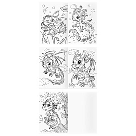 Раскраска А4, 8 стр., ТРИ СОВЫ "Сказочная раскраска