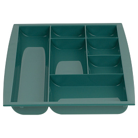 Настольная подставка СТАММ "Field", полистирол, зеленая фото Настольная подставка СТАММ "Field", полистирол, зеленая