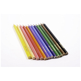 Карандаши цветные Koh-i-Noor Лео 12 карандашей 12 цветов шестигранные