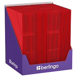 Папка на резинке Berlingo "Soft Touch" А4, 600мкм, красная