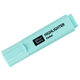 Текстовыделитель OfficeSpace пастельный цвет, голубой, 1-5мм фото Текстовыделитель OfficeSpace пастельный цвет, голубой, 1-5мм