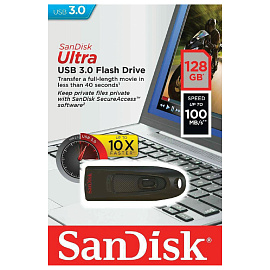 Флешка USB 3.0 128 ГБ Sandisk Ultra (SDCZ48-128G-U46)
