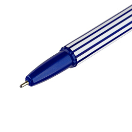 Ручка шариковая Luxor "Stripes" синяя, 0,7мм фото Ручка шариковая Luxor "Stripes" синяя, 0,7мм