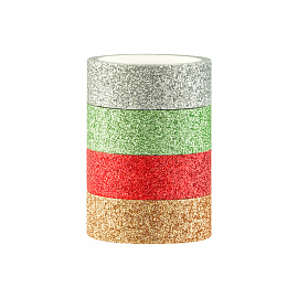 Набор клейких декоративных лент MESHU "Sparkles", 4шт фото Набор клейких декоративных лент MESHU "Sparkles", 4шт