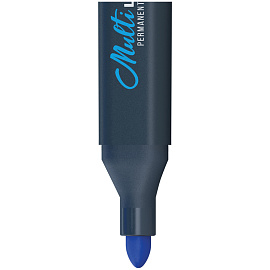 Маркер перманентный Berlingo "Multiline PE320" синий, пулевидный, трехгранный, 3мм фото Маркер перманентный Berlingo "Multiline PE320" синий, пулевидный, трехгранный, 3мм