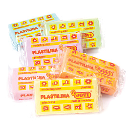 Пластилин растительный JOVI, 6 цветов пастель, 50г, 30 брусков, дисплей, картон фото Пластилин растительный JOVI, 6 цветов пастель, 50г, 30 брусков, дисплей, картон