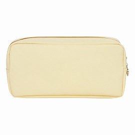 Пенал мягкий ЮНЛАНДИЯ, 2 отделения, полиэстер, "Llama", бежевый, 20х6х9 см, 228981