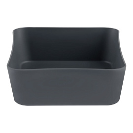 Лоток для канцелярских принадлежностей СТАММ, 13*17.8*4,4см, пластиковый, серый фото Лоток для канцелярских принадлежностей СТАММ, 13*17.8*4,4см, пластиковый, серый