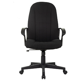 Кресло руководителя Helmi HL-E98, ткань черная, пластик, механизм качания фото Кресло руководителя Helmi HL-E98, ткань черная, пластик, механизм качания