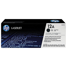 Картридж лазерный HP 12A Q2612A черный оригинальный