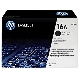 Картридж лазерный HP 16A Q7516A черный оригинальный