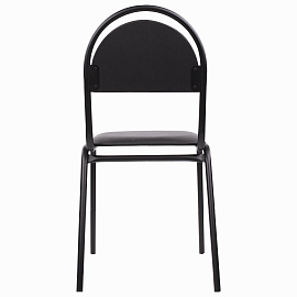 Стул для посетителей РС00М, черный каркас, кожзам черный фото Стул для посетителей РС00М, черный каркас, кожзам черный
