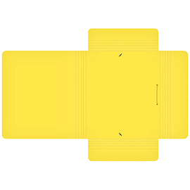 Папка на резинке Berlingo "Soft Touch" А4, 600мкм, желтая