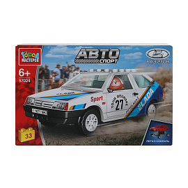 Конструктор пластиковый "АВТОМОБИЛИ", 28-42 детали, ГОРОД МАСТЕРОВ