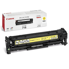 Картридж лазерный Canon 718 2659B002 желтый оригинальный