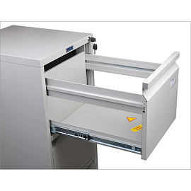 Шкаф картотечный Практик A-43 для формата А4 (3 отделения, 408х485х995 мм)