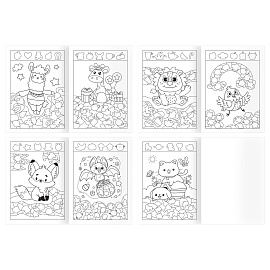 Раскраска А4, 16 стр., ТРИ СОВЫ "Для девочек