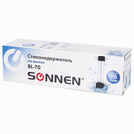 Стаканодержатель SONNEN BL-70, 70 стаканов, на винтах, черный, 455001 фото Стаканодержатель SONNEN BL-70, 70 стаканов, на винтах, черный, 455001