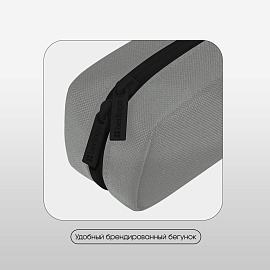 Пенал мягкий 1 отделение, 205*60*65 Berlingo "Grey", полиэстер