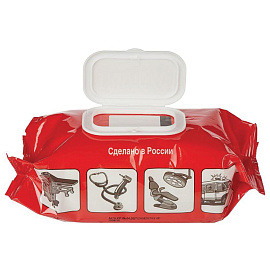 Салфетки влажные Трилокс дезинфицирующие (120 салфеток в упаковке) фото Салфетки влажные Трилокс дезинфицирующие (120 салфеток в упаковке)