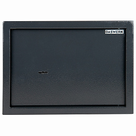 Сейф мебельный DASWERK SC-250KL (250х350х250 мм), ключевой замок, графит, 291342