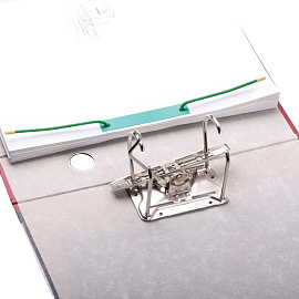 Механизм для скоросшивателя Attache разъемный металлопластиковый зеленый (80х110 мм, 10 штук в упаковке)