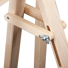 Мольберт напольный «Ученический», размер полок 130 см, угол 50-90°, в собранном виде 66х183х88 см, Невская Палитра, 750 02-1 фото Мольберт напольный «Ученический», размер полок 130 см, угол 50-90°, в собранном виде 66х183х88 см, Невская Палитра, 750 02-1