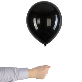 Шары воздушные 30 см, 100 штук, "ОДНОЦВЕТНЫЕ", чёрные, BRAUBERG KIDS, 591876 фото Шары воздушные 30 см, 100 штук, "ОДНОЦВЕТНЫЕ", чёрные, BRAUBERG KIDS, 591876