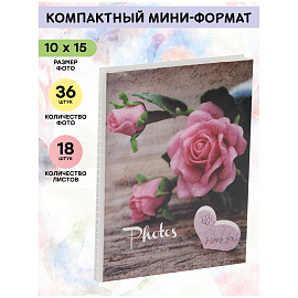 Фотоальбом 36 фото 10*15см, ArtSpace "Rosy", мягкая обложка фото Фотоальбом 36 фото 10*15см, ArtSpace "Rosy", мягкая обложка