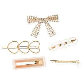 Заколки для волос MESHU, ассорти, 5шт., европодвес фото Заколки для волос MESHU, ассорти, 5шт., европодвес