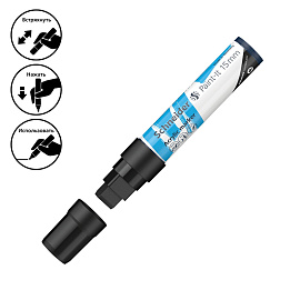 Набор маркеров акриловых Schneider "Paint-it 330", 15мм, ассорти, 6шт.