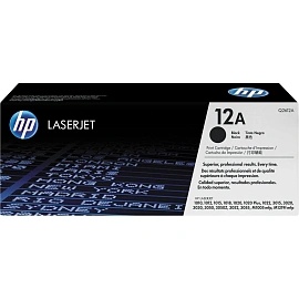 Картридж лазерный HP 12A Q2612A черный оригинальный