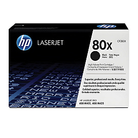 Картридж лазерный HP 80X CF280X черный оригинальный повышенной емкости