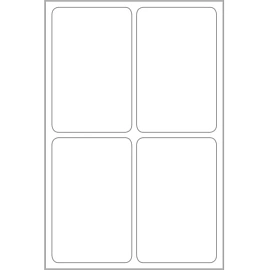 Этикетки самоклеящиеся всепогодные Avery Zweckform Living 47.5x35 мм и 47.5x73 мм белые (8-4 штуки на листе A4, 4 листа в упаковке) фото Этикетки самоклеящиеся всепогодные Avery Zweckform Living 47.5x35 мм и 47.5x73 мм белые (8-4 штуки на листе A4, 4 листа в упаковке)