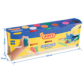Пластилин на растительной основе JOVI (Испания), 10 цветов, 1100 г, Blandiver, 410S фото Пластилин на растительной основе JOVI (Испания), 10 цветов, 1100 г, Blandiver, 410S