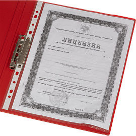 Папка с зажимом Bantex (Attache Selection) А4 1.75 мм красная (до 100 листов)