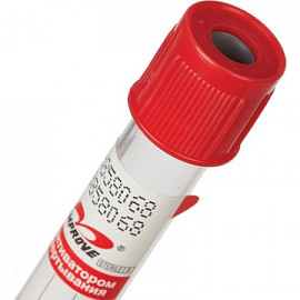 Вакуумные пробирки Improvacuter с активатором свертывания 4 мл пластик (100 штук в упаковке)